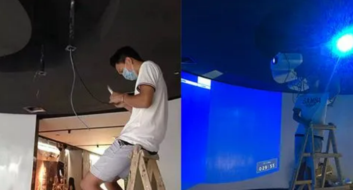 北京弱電系統(tǒng)工程中投影機怎么確定安裝距離？凱源恒潤北京監(jiān)控安裝工程公司提供專業(yè)調(diào)